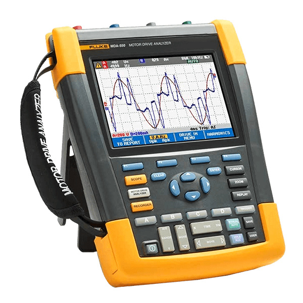 Fluke MDA-510 and MDA-550 Motor Drive Analyzers Fluke MDA-510 and MDA-550 Motor Drive Analyzers