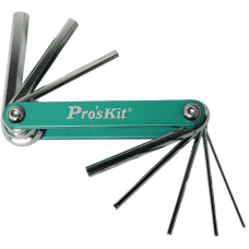 Proskit HW 221M 8PCS Aluminum Case Folding Hex Key